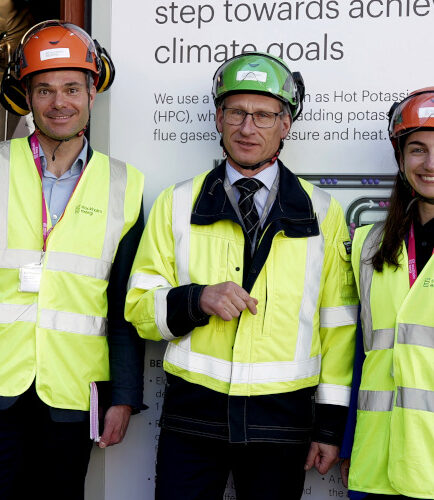 Swedish and Finnish climate ministers visited Stockholm Exergi today